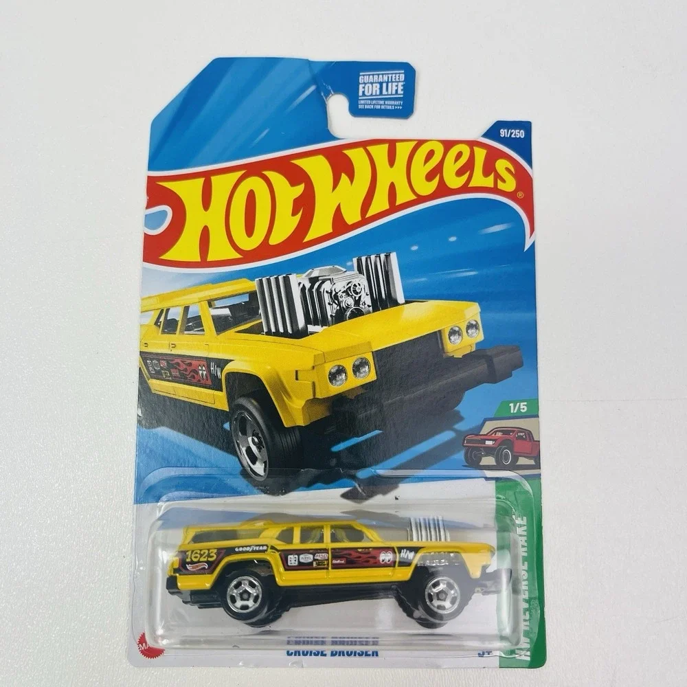 Hot Wheels 2025 Cruise Bruiser 91/250 J Case HW Reverse Rake Yellow 1623
